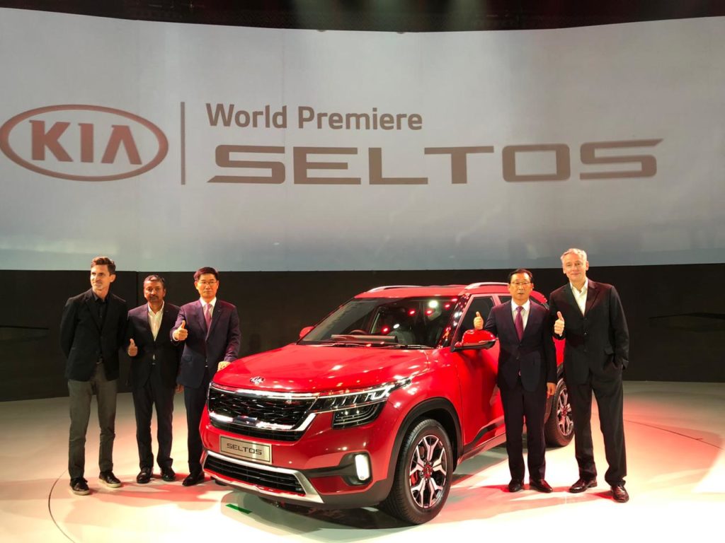 LIVE - Kia unveils the Seltos SUV in India - Motor World India