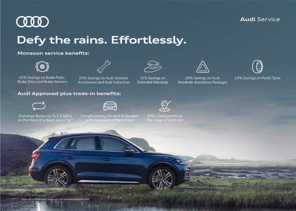 Audi Launch Their Monsoon Campaign 'Defy The Rains Effortlessly