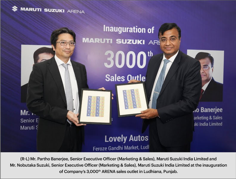 Maruti Suzuki opens its 3000th ARENA sales outlet Motor World India